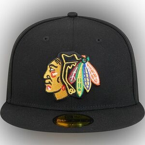 NWT Sz 7 1/4 Chicago Blackhawks New Era NHL 59Fifty Fitted